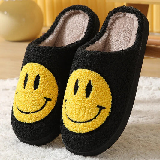 SMILEY SLIPPER BLACK