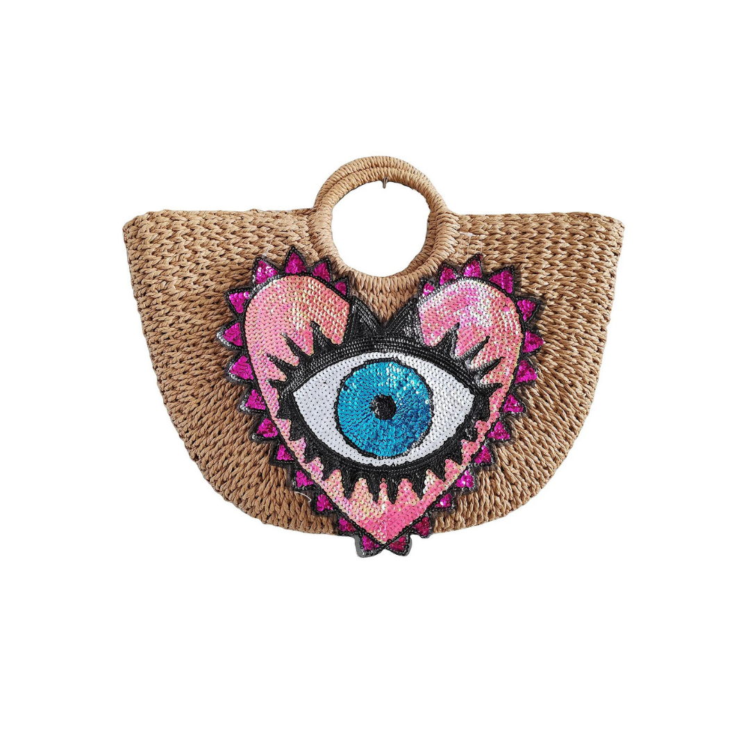 HEART EYE BEACHBAG