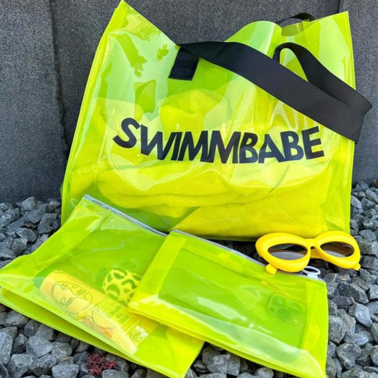 3 PIECE BEACHBAG - YELLOW