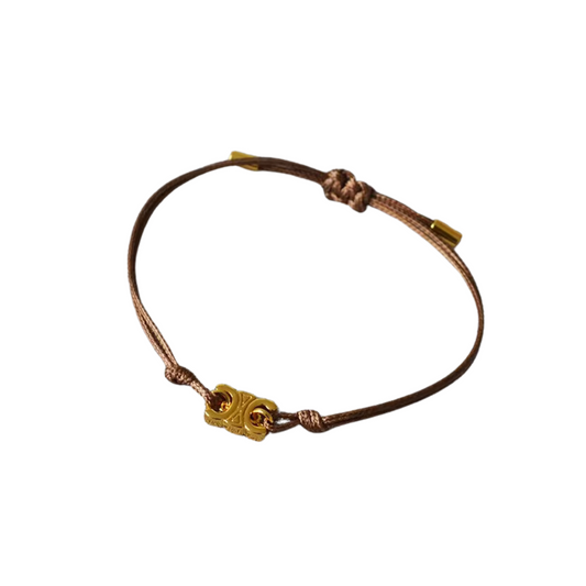 TRIOMPHE LOVE BRACELET - BROWN